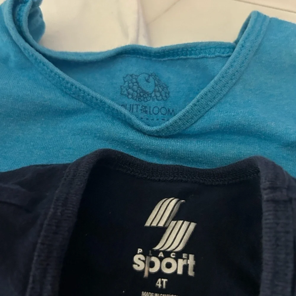 Boys 3T & 4T Lot of Shirts Nike- Blue and Black Granimals